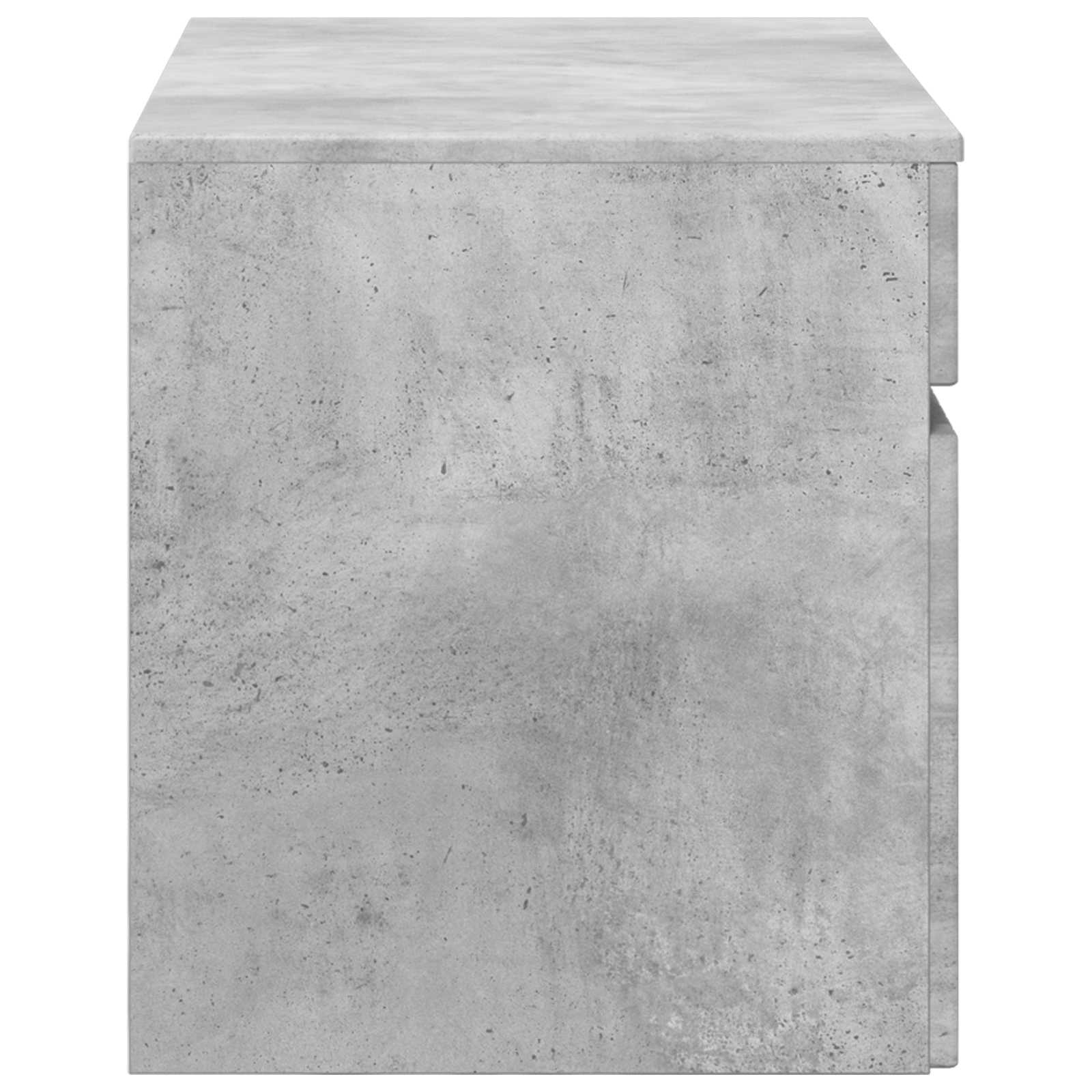 vidaXL Wisząca Szafka Łazienkowa Betonowy szary 59 x 44,5 x 50 cm