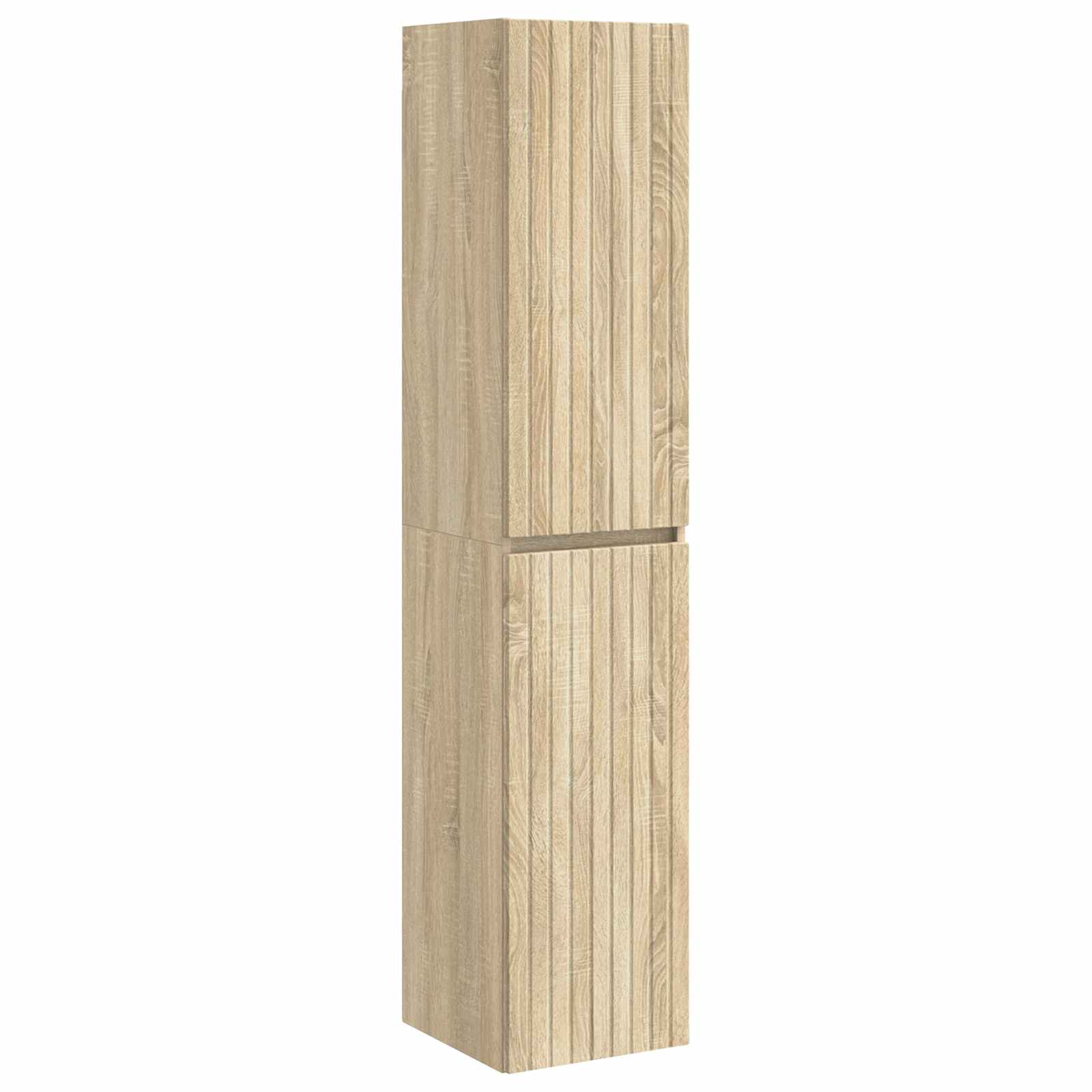 vidaXL Wisząca Szafka Łazienkowa dąb Sonoma 33 x 34,5 x 160 cm
