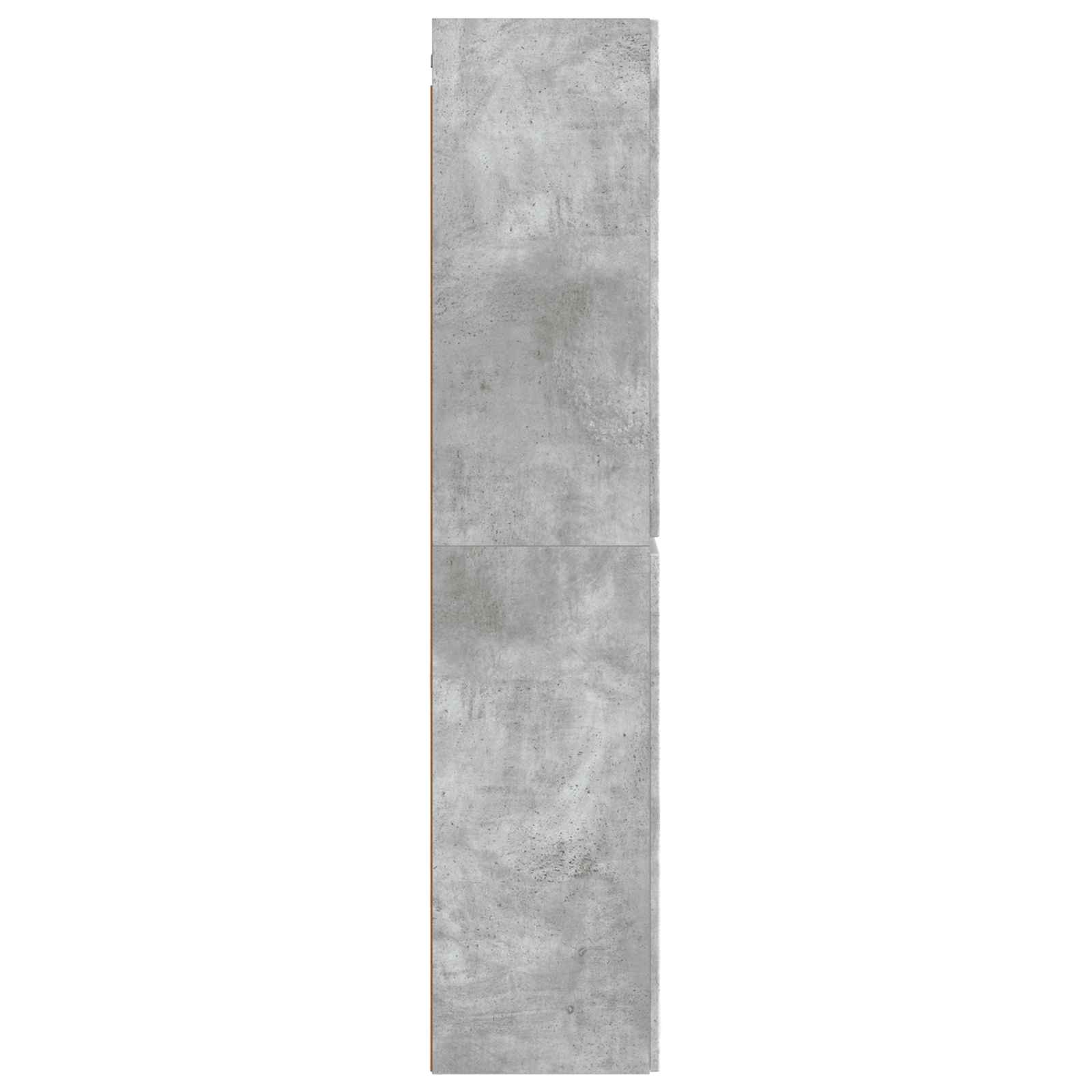 vidaXL Wisząca Szafka Łazienkowa Betonowy szary 33 x 34,5 x 160 cm