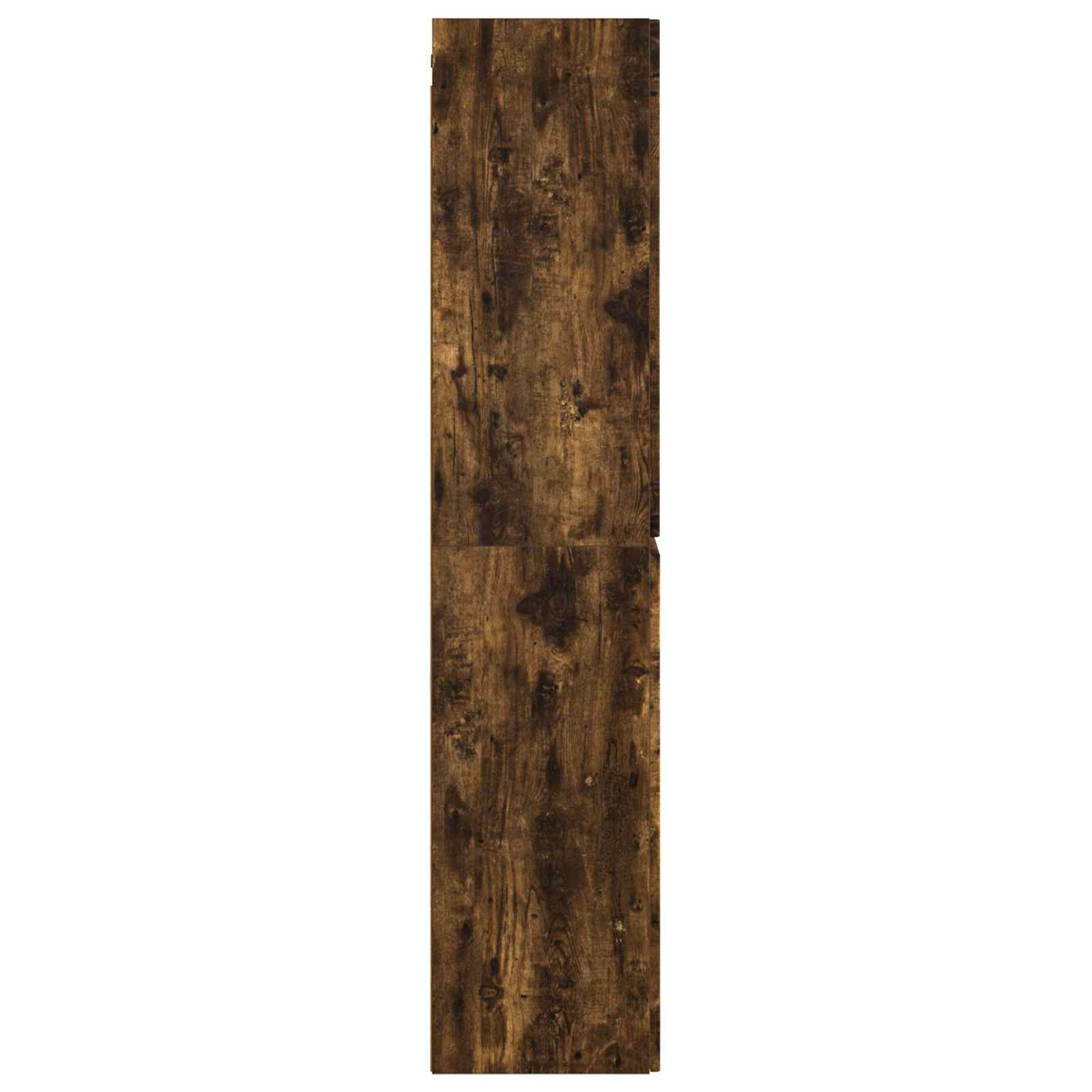 vidaXL Wisząca Szafka Łazienkowa Dąb wędzony 33 x 34,5 x 160 cm