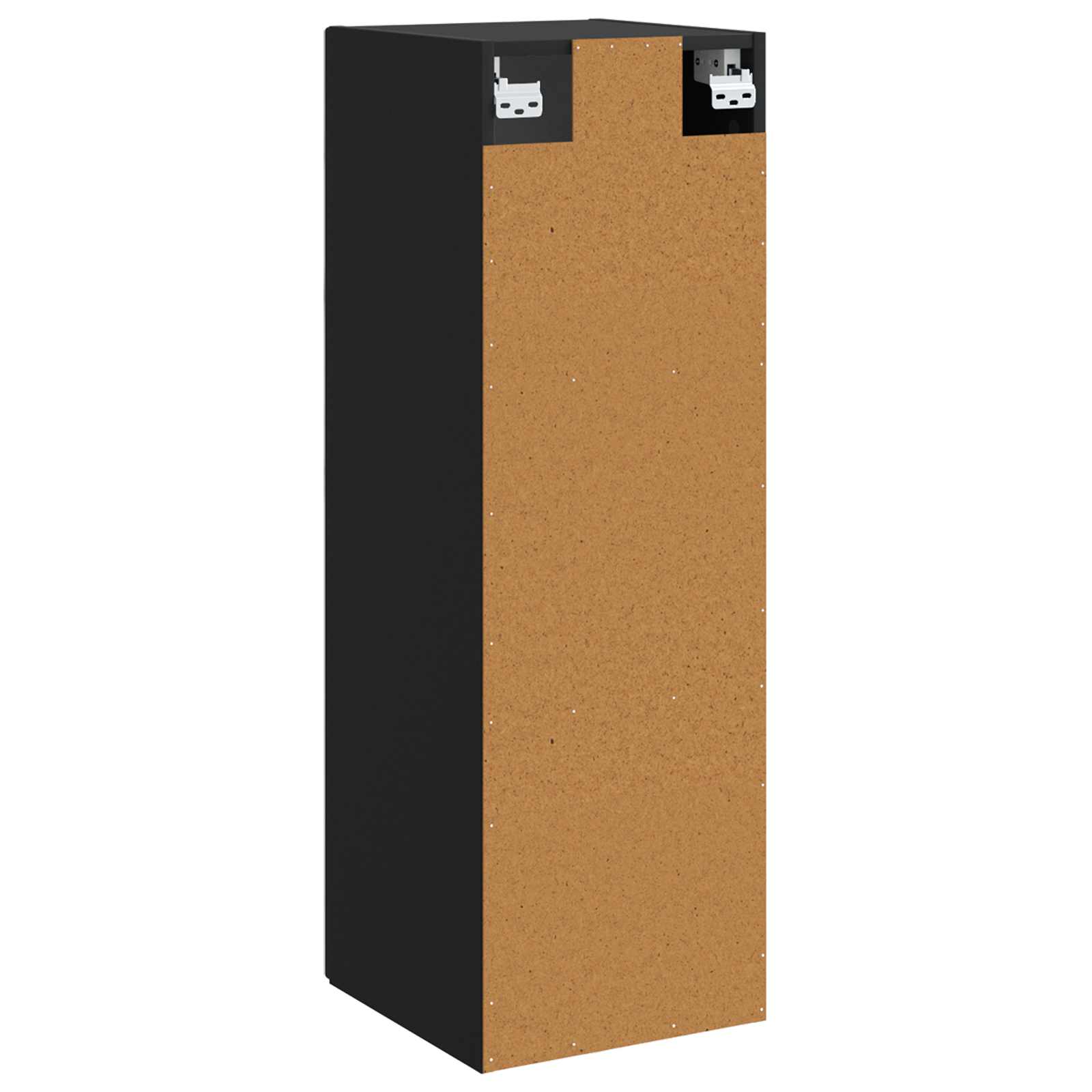 vidaXL Wisząca Szafka Łazienkowa Czarny 33 x 34,5 x 100 cm