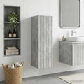 vidaXL Wisząca Szafka Łazienkowa Betonowy szary 33 x 34,5 x 100 cm
