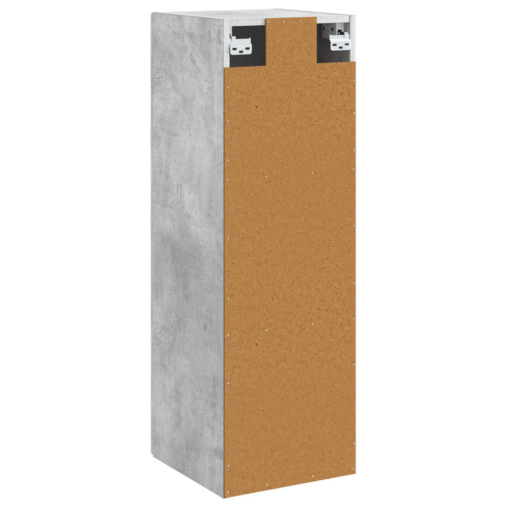 vidaXL Wisząca Szafka Łazienkowa Betonowy szary 33 x 34,5 x 100 cm