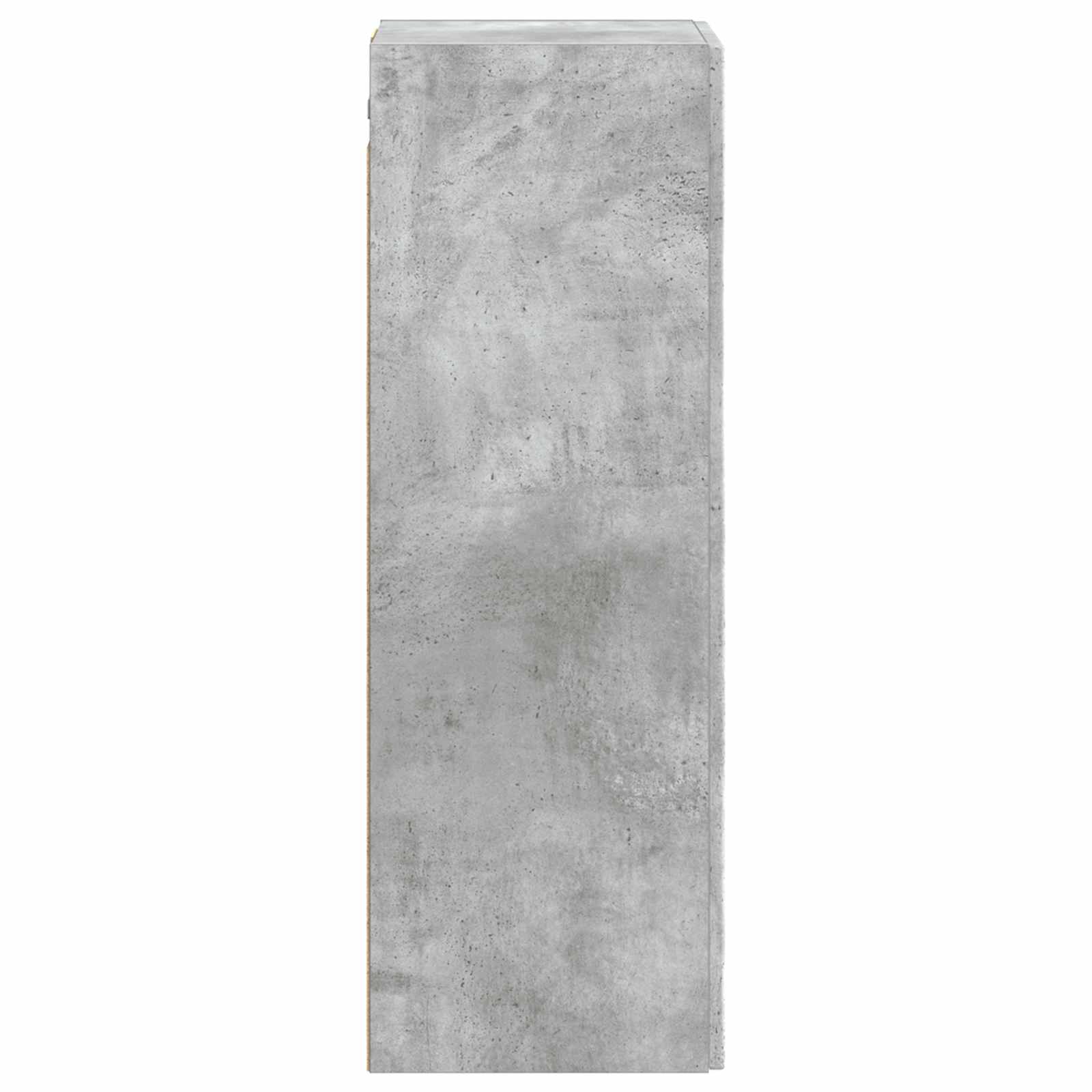 vidaXL Wisząca Szafka Łazienkowa Betonowy szary 33 x 34,5 x 100 cm
