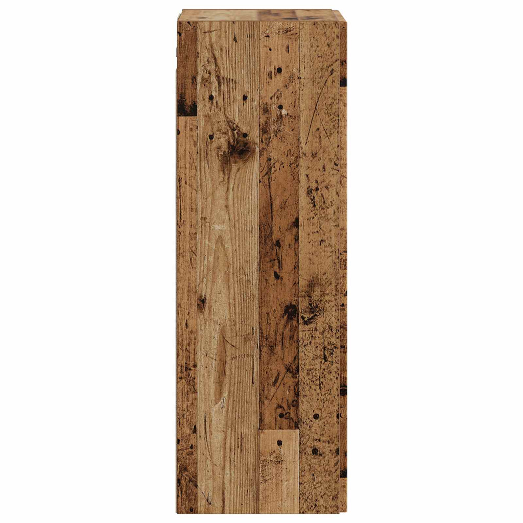 vidaXL Wisząca Szafka Łazienkowa Stare drewno 33 x 34,5 x 100 cm