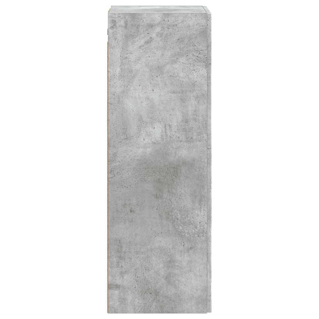 vidaXL Wisząca Szafka Łazienkowa Betonowy szary 33 x 34,5 x 60 cm