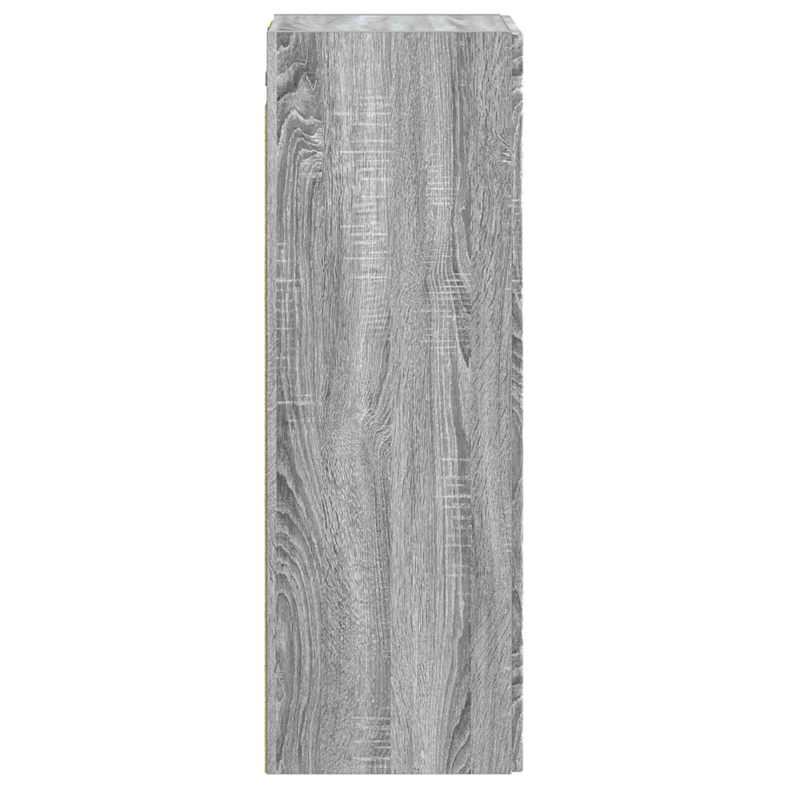 vidaXL Wisząca Szafka Łazienkowa Szary Sonoma 33 x 34,5 x 60 cm