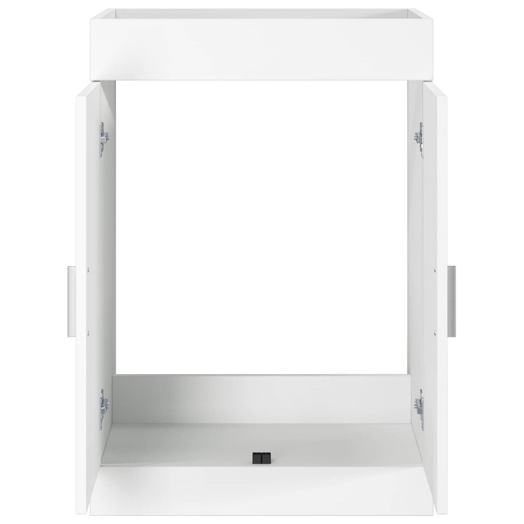 vidaXL Szafka pod zlewem w łazience Biały 56 x 37,5 x 81 cm