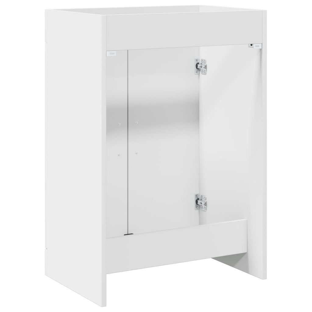 vidaXL Szafka pod zlewem w łazience Biały 56 x 37,5 x 81 cm