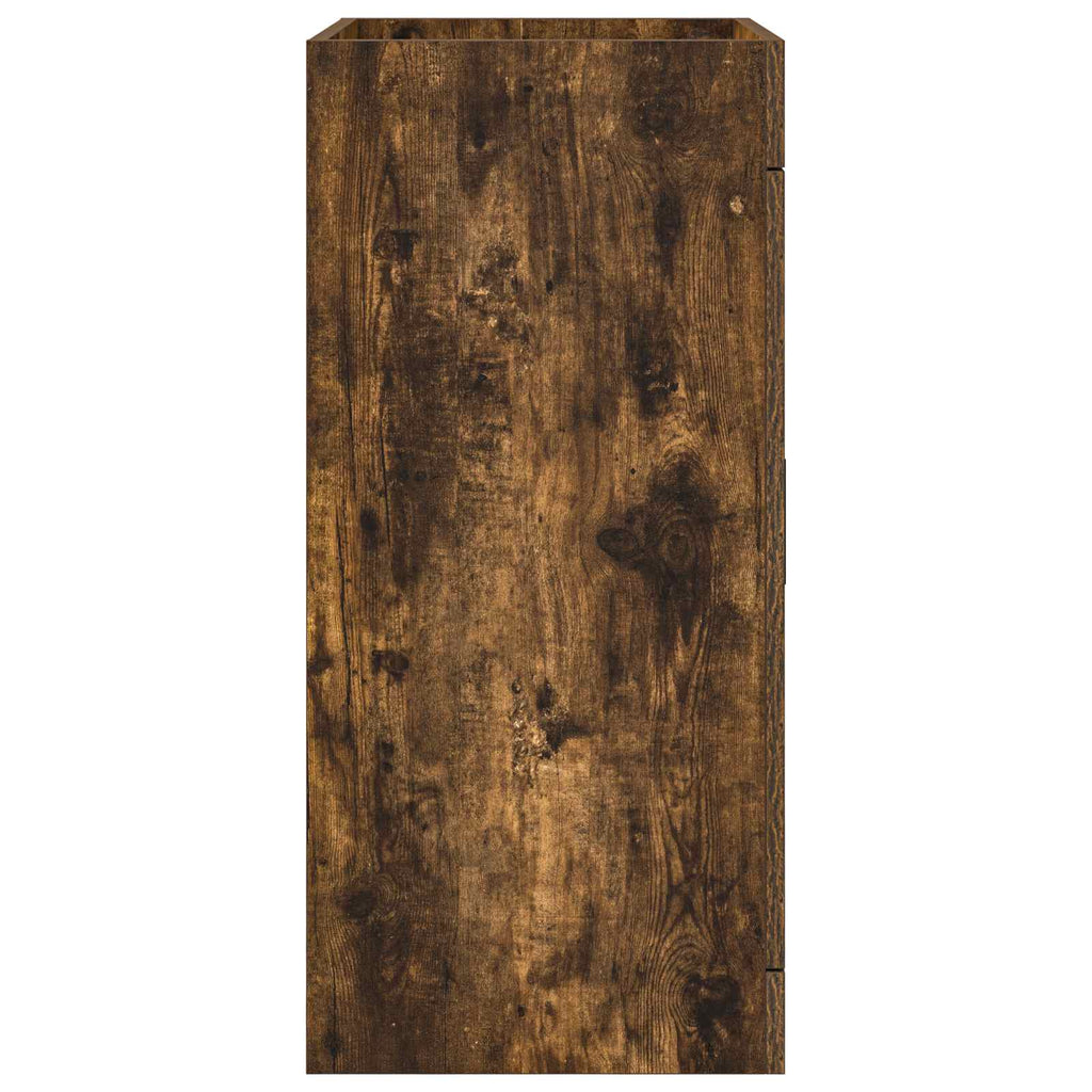 vidaXL Szafka pod zlewem w łazience Dąb wędzony 56 x 37,5 x 81 cm