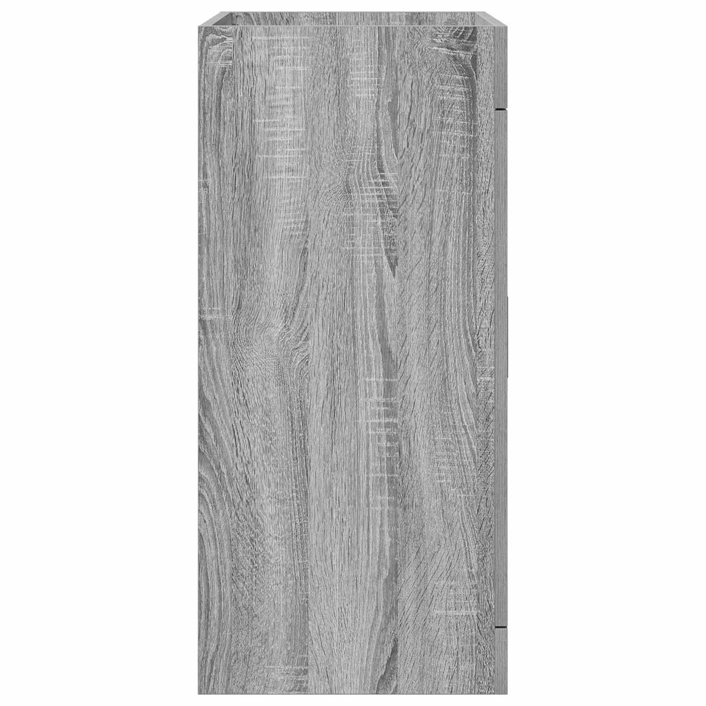 vidaXL Szafka pod zlewem w łazience Szary Sonoma 56 x 37,5 x 81 cm