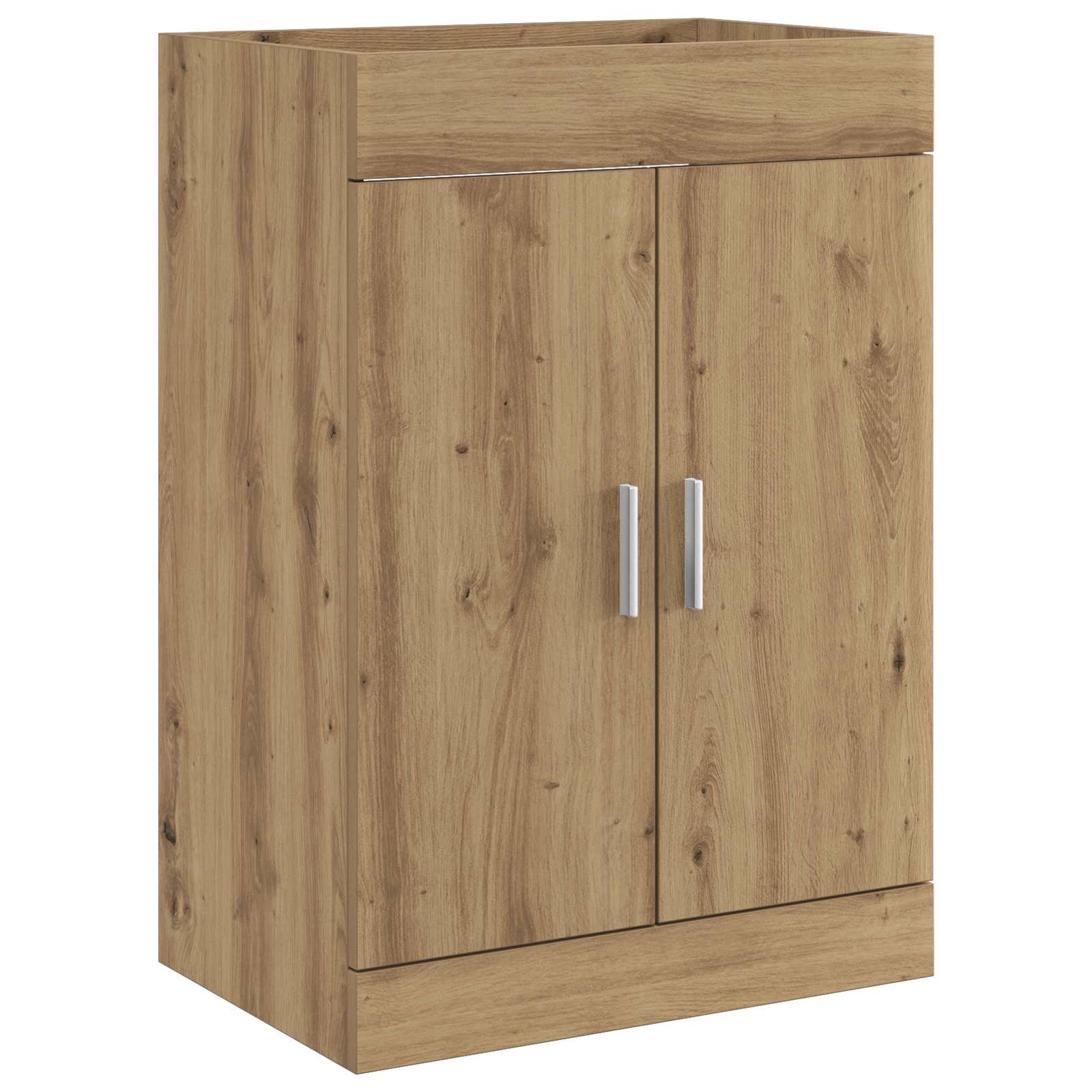 vidaXL Szafka pod zlewem w łazience Dąb artisan 56 x 37,5 x 81 cm