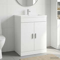 vidaXL Szafka pod zlewem w łazience Biały 78,5 x 37,5 x 81 cm