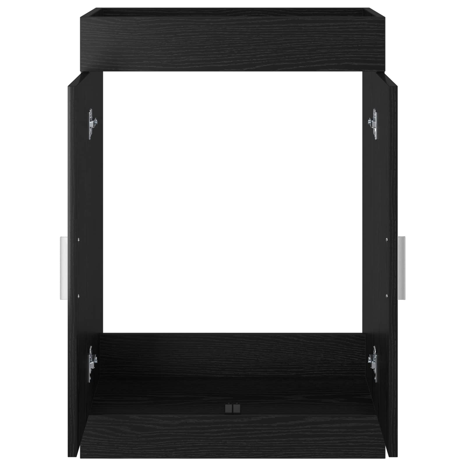 vidaXL Szafka pod zlewem w łazience Czarny dąb 78,5 x 37,5 x 81 cm