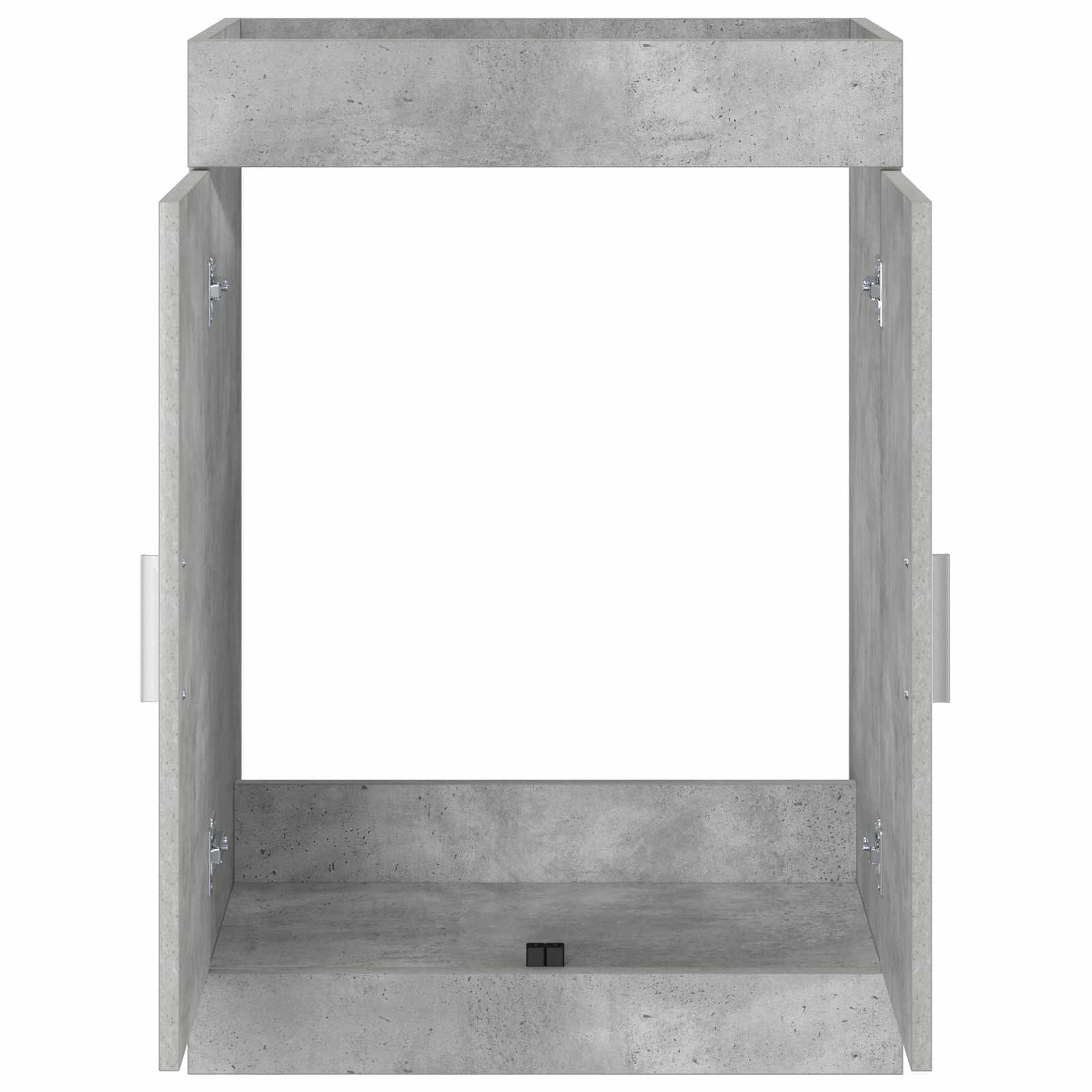 vidaXL Szafka pod zlewem w łazience Betonowy szary 78,5 x 37,5 x 81 cm