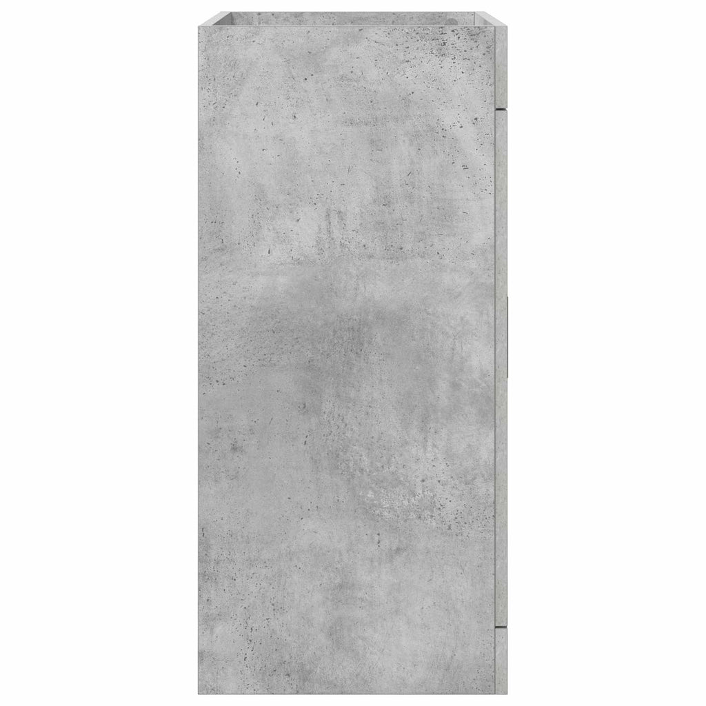 vidaXL Szafka pod zlewem w łazience Betonowy szary 78,5 x 37,5 x 81 cm