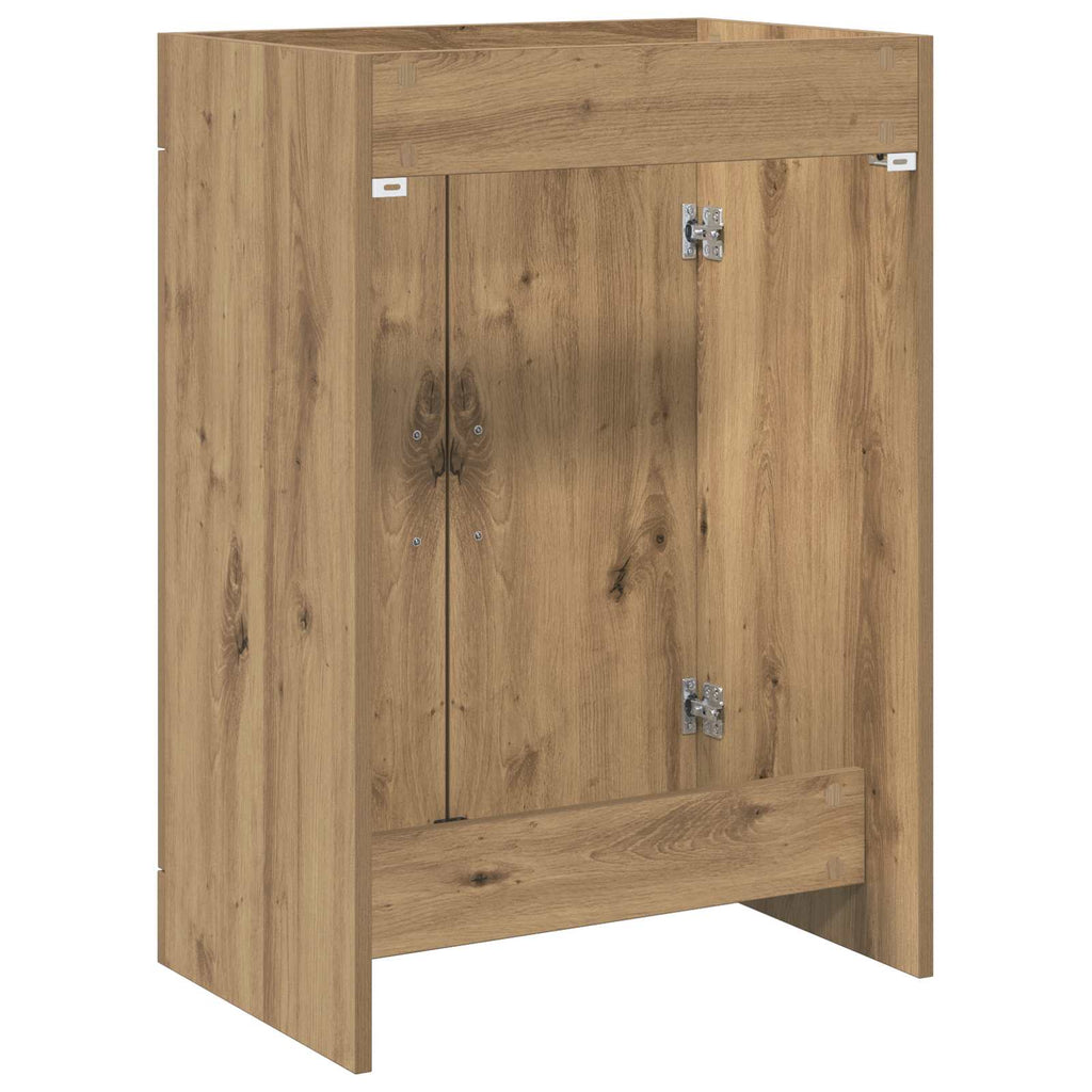 vidaXL Szafka pod zlewem w łazience Dąb artisan 78,5 x 37,5 x 81 cm