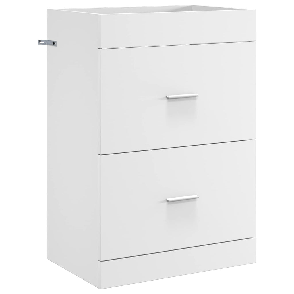 vidaXL Szafka pod zlewem w łazience Biały 56 x 37,5 x 81 cm