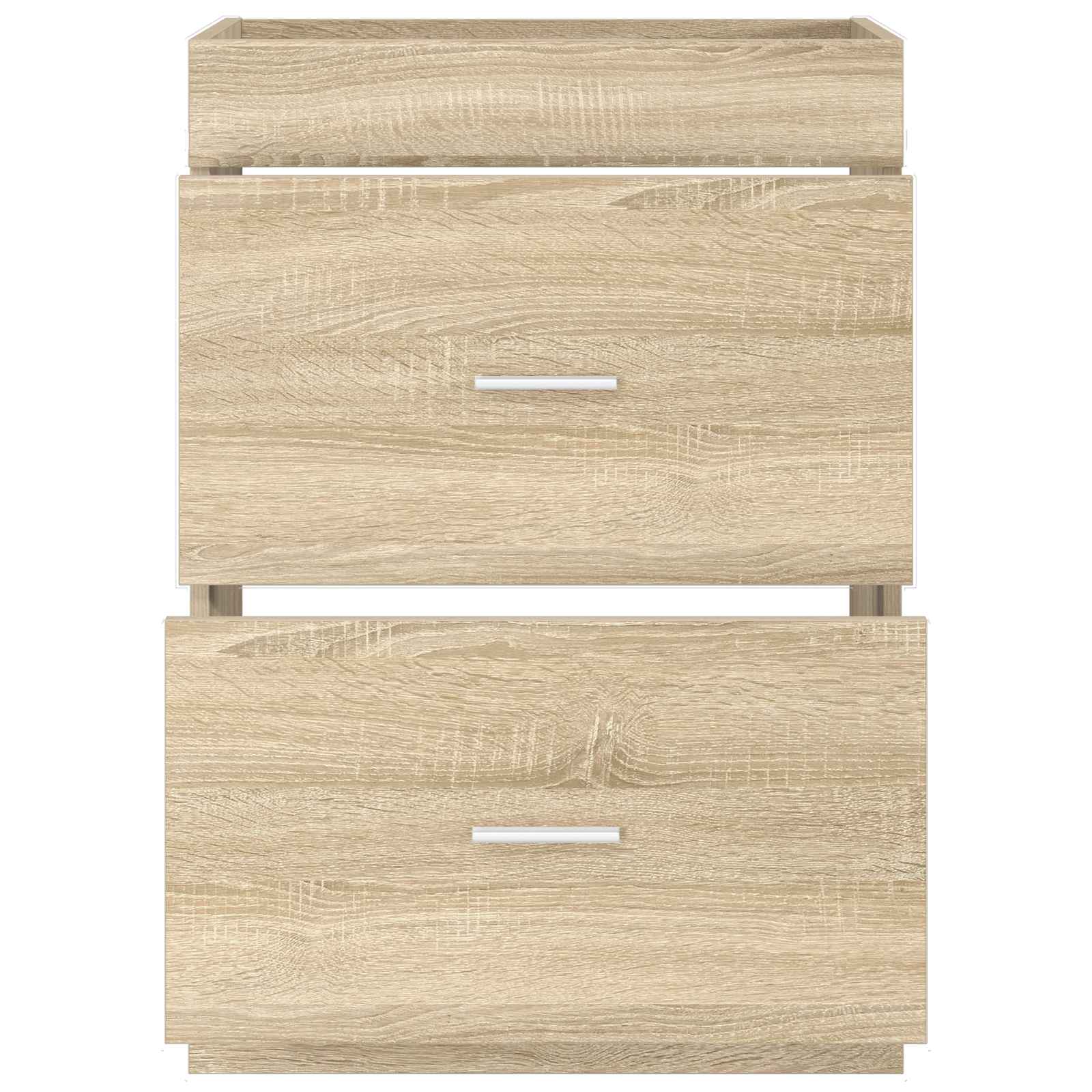 vidaXL Szafka pod zlewem w łazience dąb Sonoma 56 x 37,5 x 81 cm