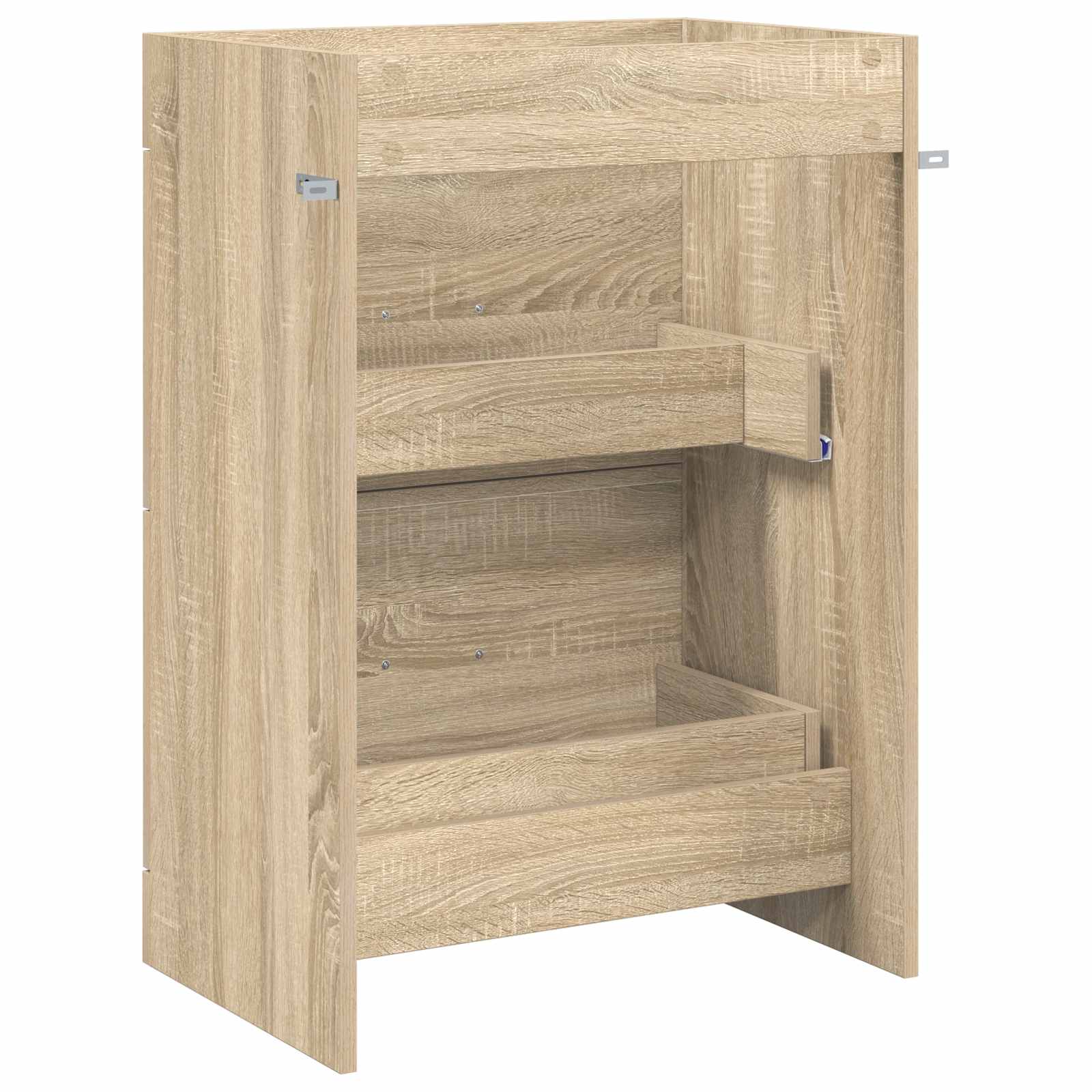 vidaXL Szafka pod zlewem w łazience dąb Sonoma 56 x 37,5 x 81 cm