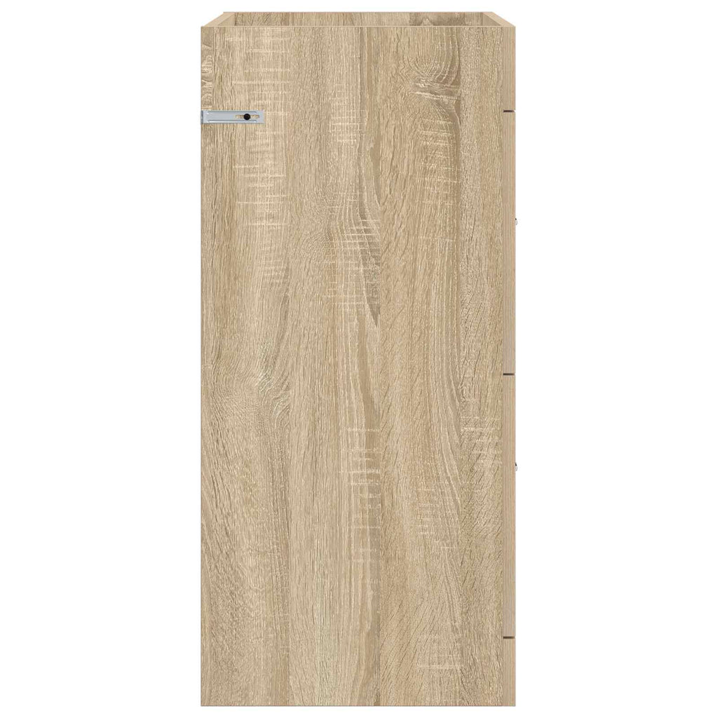vidaXL Szafka pod zlewem w łazience dąb Sonoma 56 x 37,5 x 81 cm