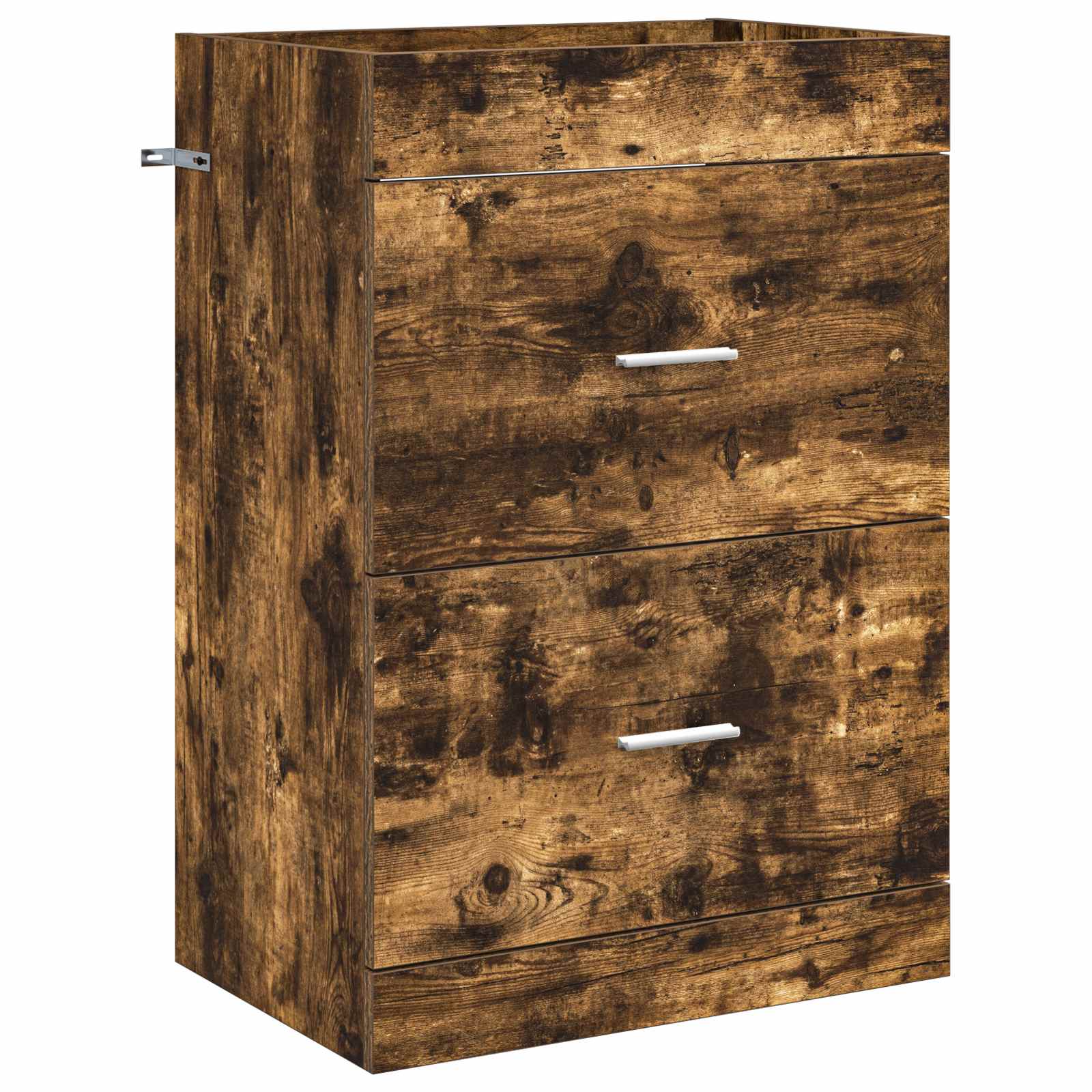 vidaXL Szafka pod zlewem w łazience Dąb wędzony 56 x 37,5 x 81 cm