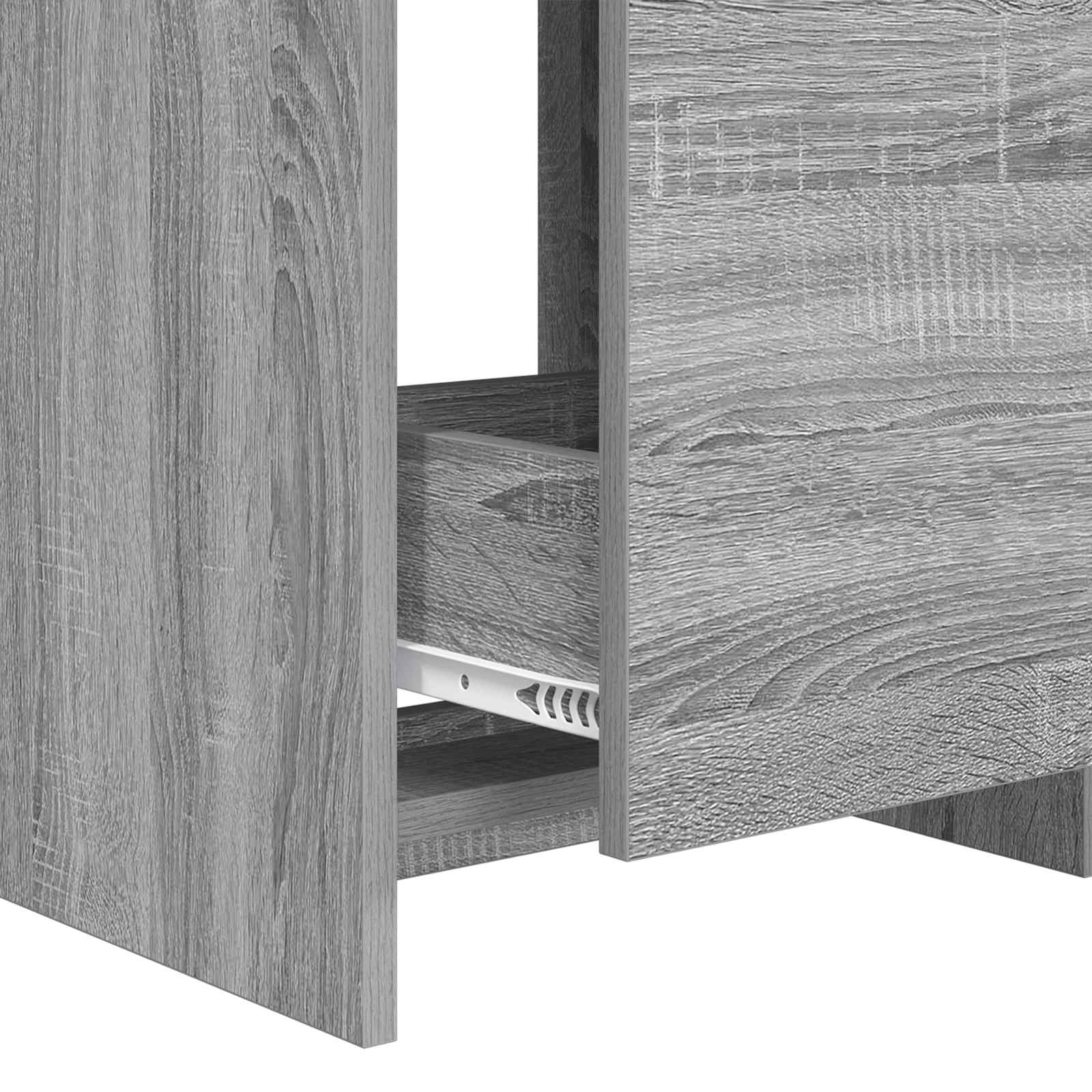 vidaXL Szafka pod zlewem w łazience Szary Sonoma 56 x 37,5 x 81 cm