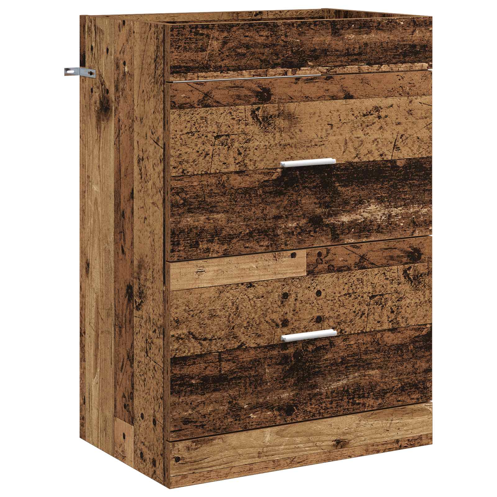 vidaXL Szafka pod zlewem w łazience Stare drewno 56 x 37,5 x 81 cm