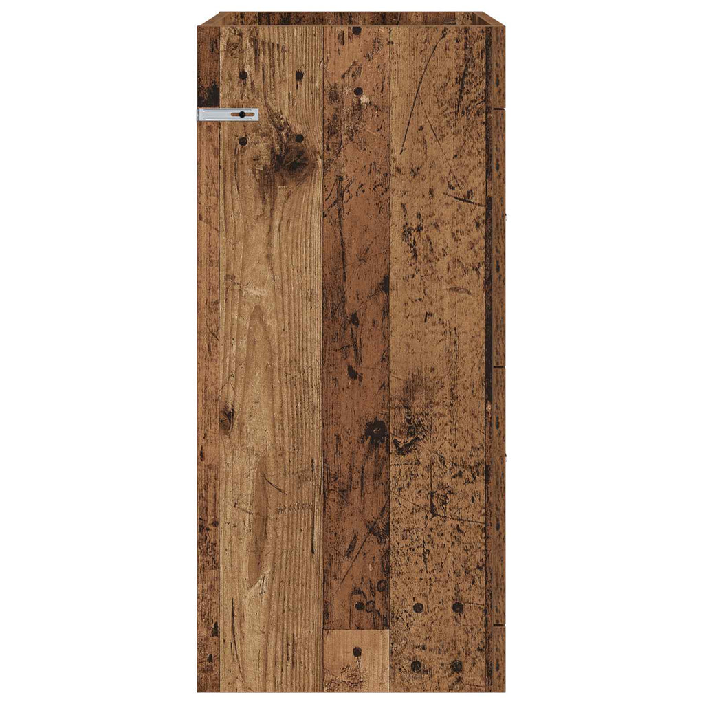 vidaXL Szafka pod zlewem w łazience Stare drewno 56 x 37,5 x 81 cm