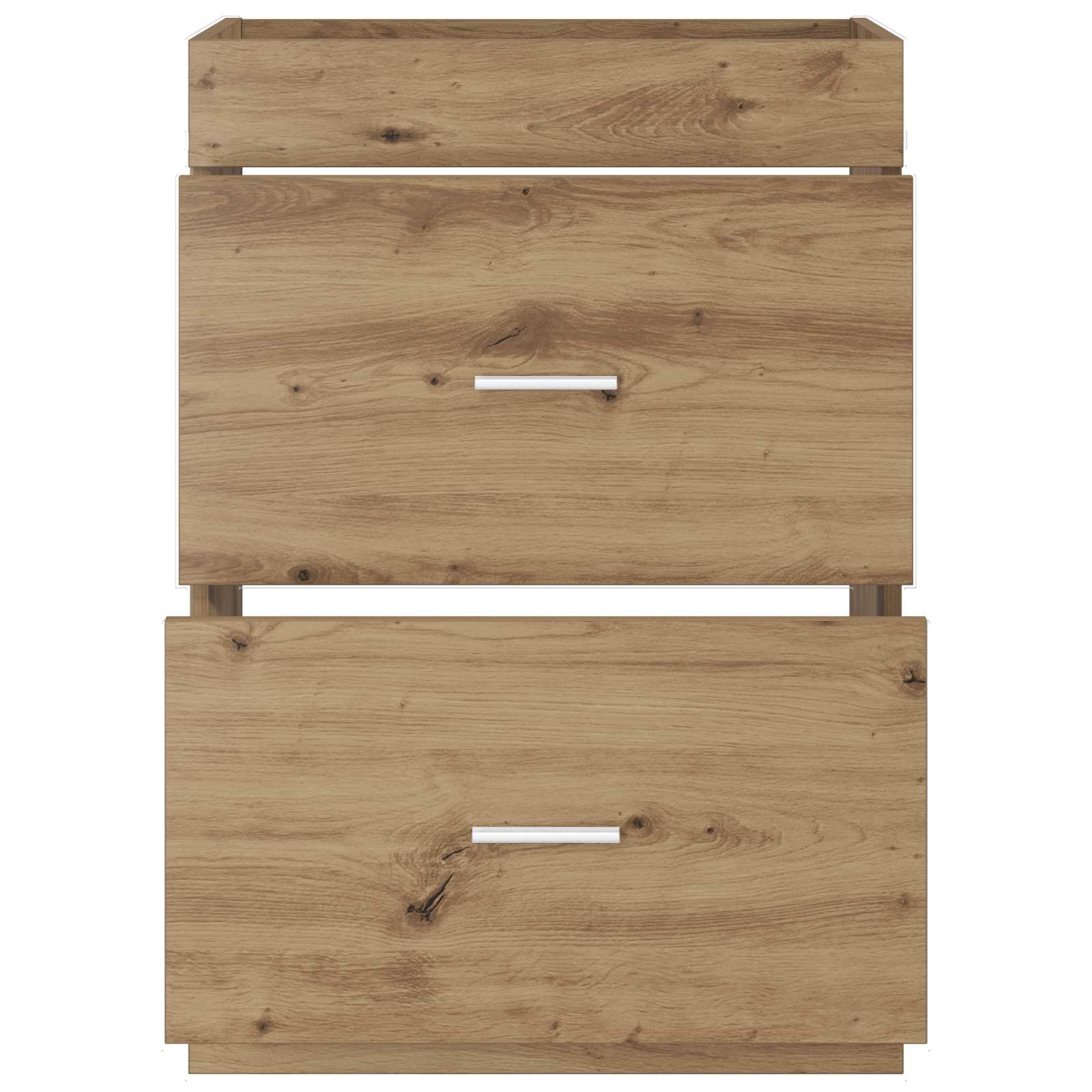 vidaXL Szafka pod zlewem w łazience Dąb artisan 56 x 37,5 x 81 cm