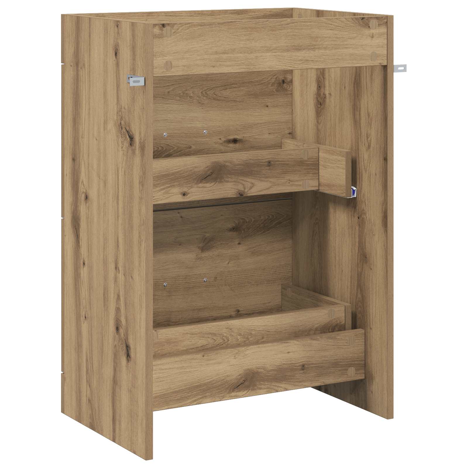 vidaXL Szafka pod zlewem w łazience Dąb artisan 56 x 37,5 x 81 cm