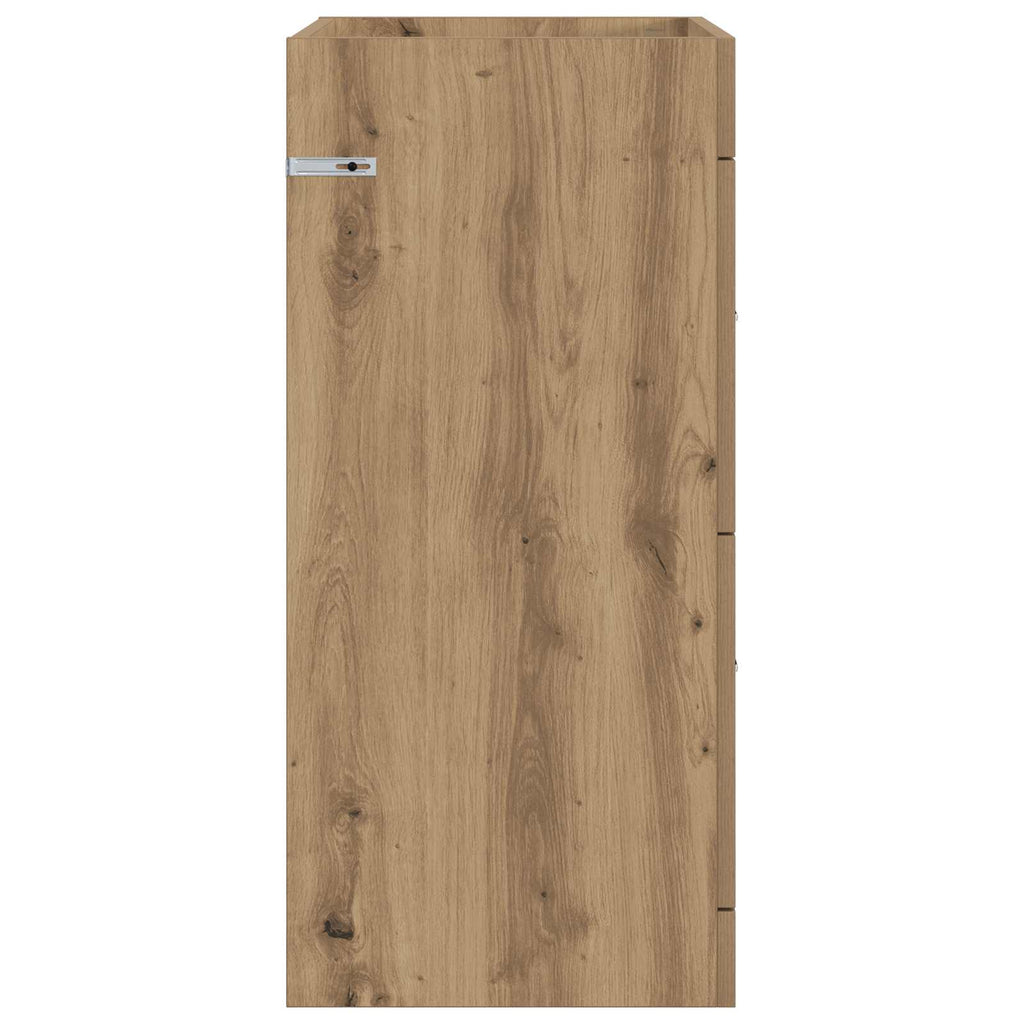 vidaXL Szafka pod zlewem w łazience Dąb artisan 56 x 37,5 x 81 cm