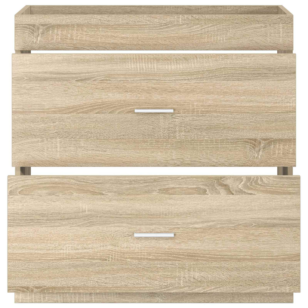 vidaXL Szafka pod zlewem w łazience dąb Sonoma 78,5 x 37,5 x 81 cm