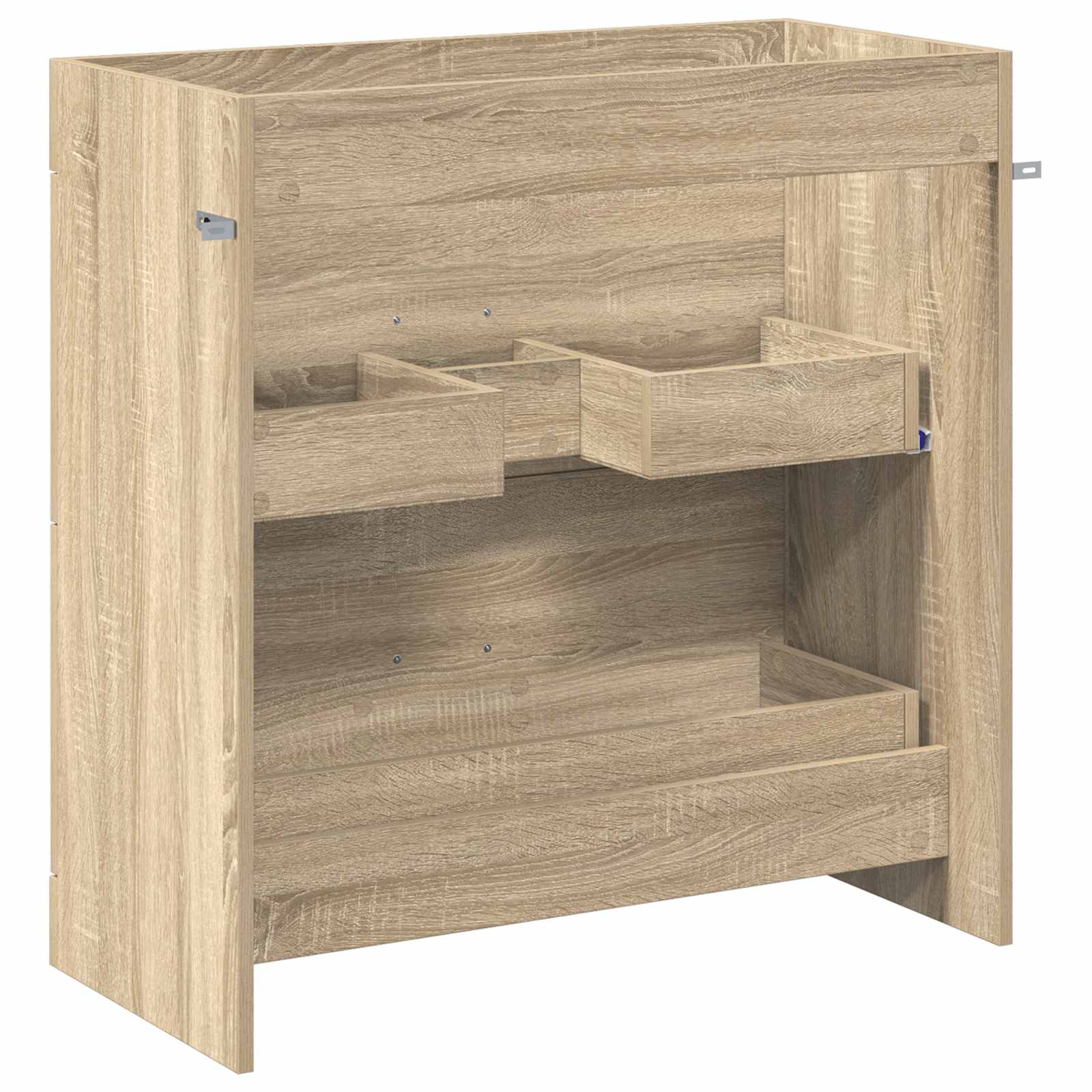vidaXL Szafka pod zlewem w łazience dąb Sonoma 78,5 x 37,5 x 81 cm