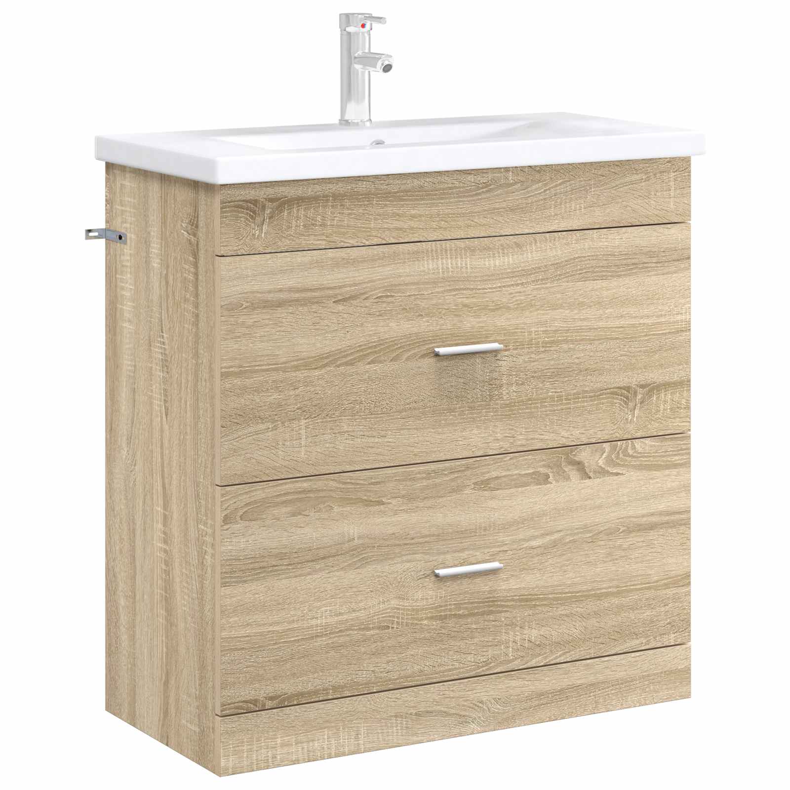 vidaXL Szafka pod zlewem w łazience dąb Sonoma 78,5 x 37,5 x 81 cm