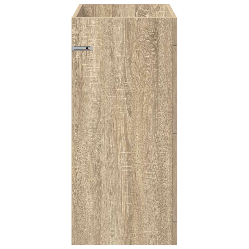 vidaXL Szafka pod zlewem w łazience dąb Sonoma 78,5 x 37,5 x 81 cm