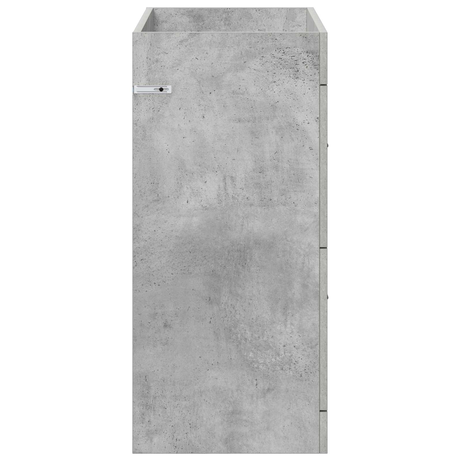vidaXL Szafka pod zlewem w łazience Betonowy szary 78,5 x 37,5 x 81 cm