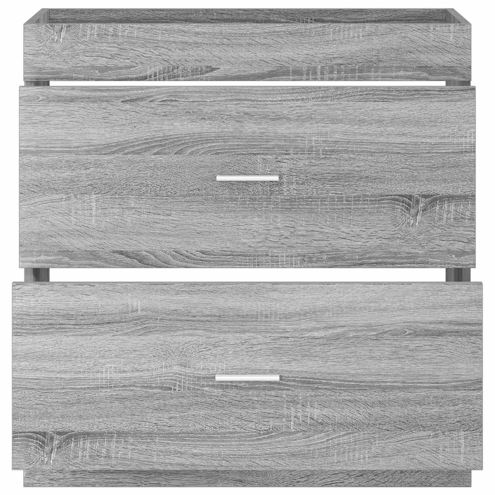 vidaXL Szafka pod zlewem w łazience Szary Sonoma 78,5 x 37,5 x 81 cm