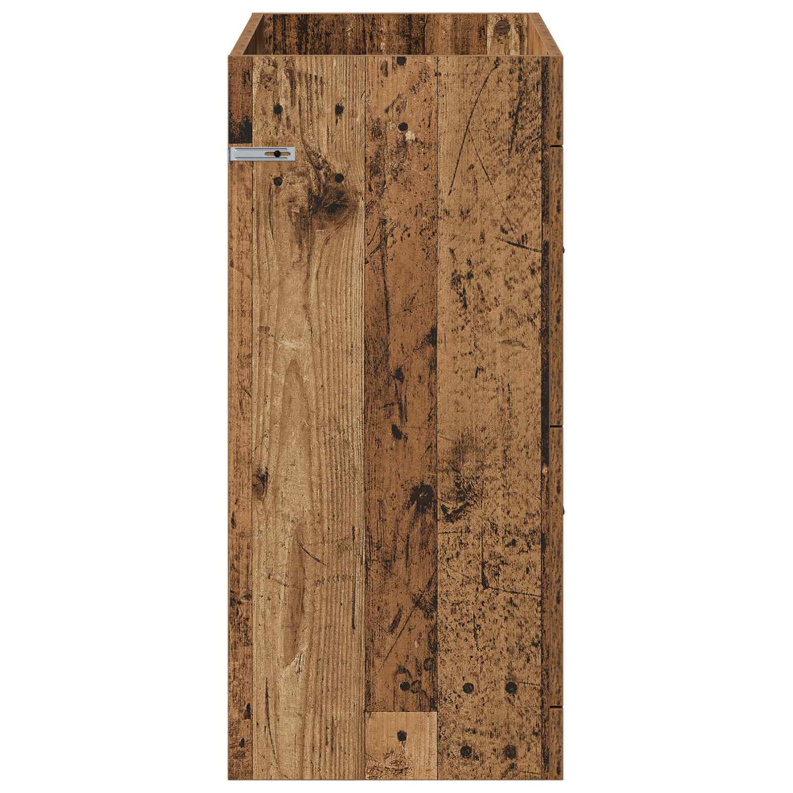 vidaXL Szafka pod zlewem w łazience Stare drewno 78,5 x 37,5 x 81 cm
