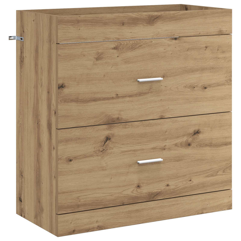 vidaXL Szafka pod zlewem w łazience Dąb artisan 78,5 x 37,5 x 81 cm