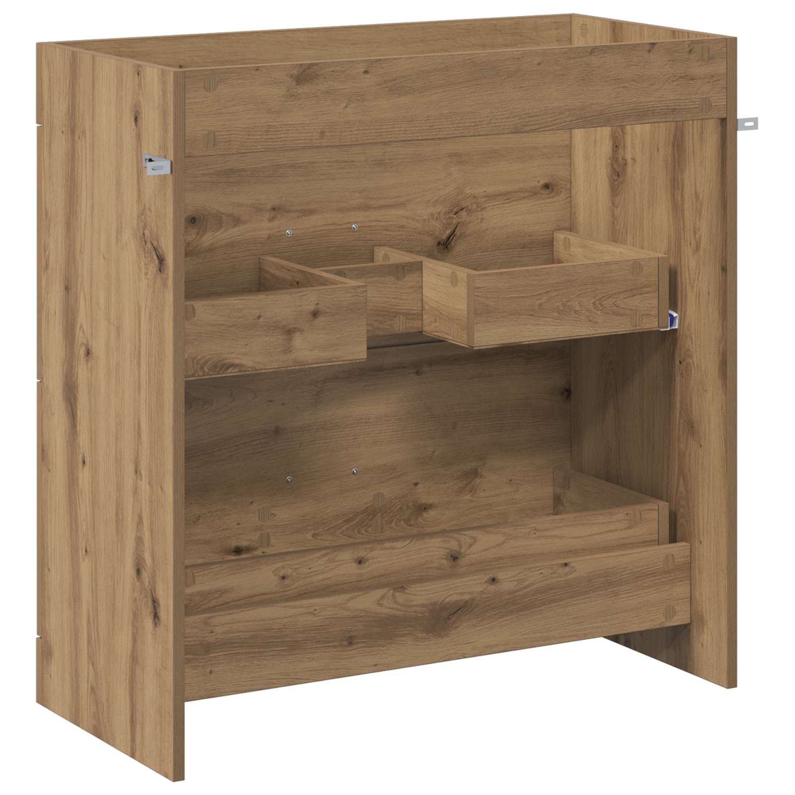 vidaXL Szafka pod zlewem w łazience Dąb artisan 78,5 x 37,5 x 81 cm