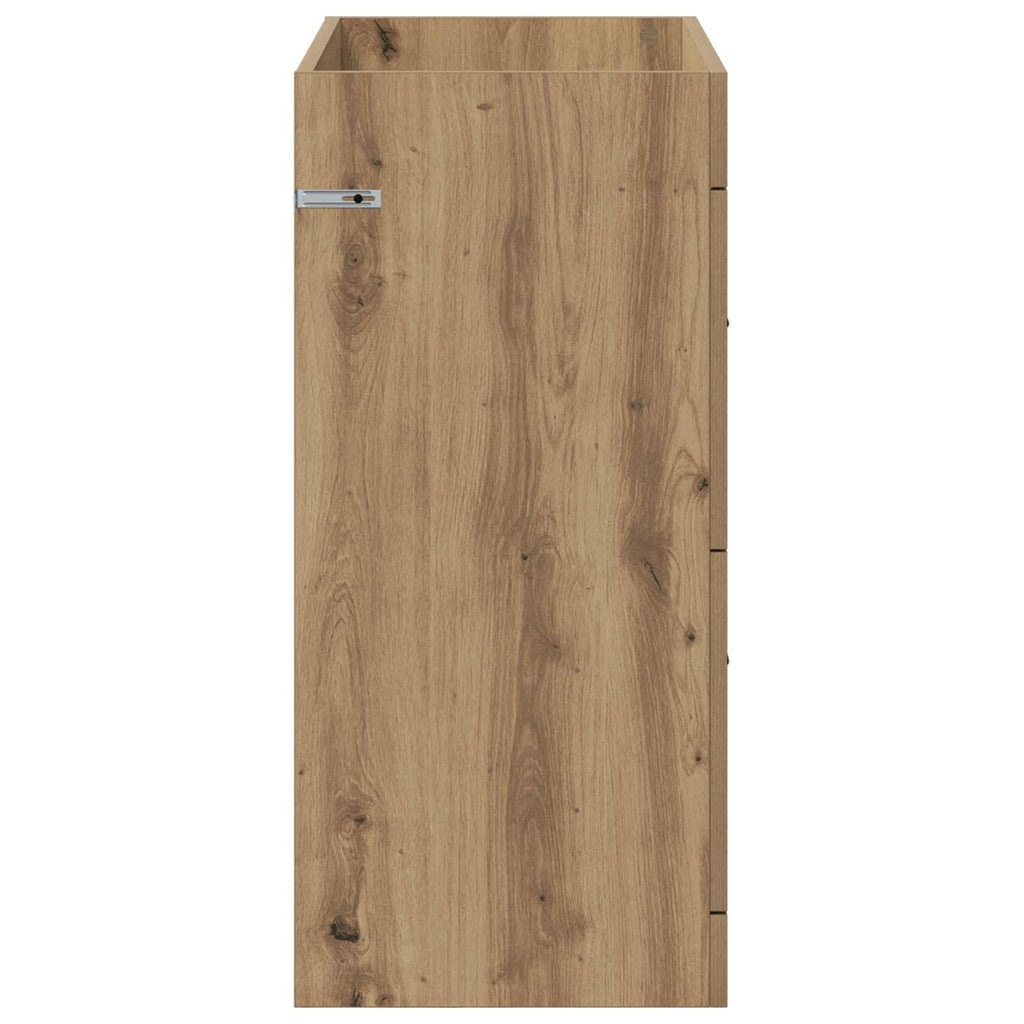 vidaXL Szafka pod zlewem w łazience Dąb artisan 78,5 x 37,5 x 81 cm