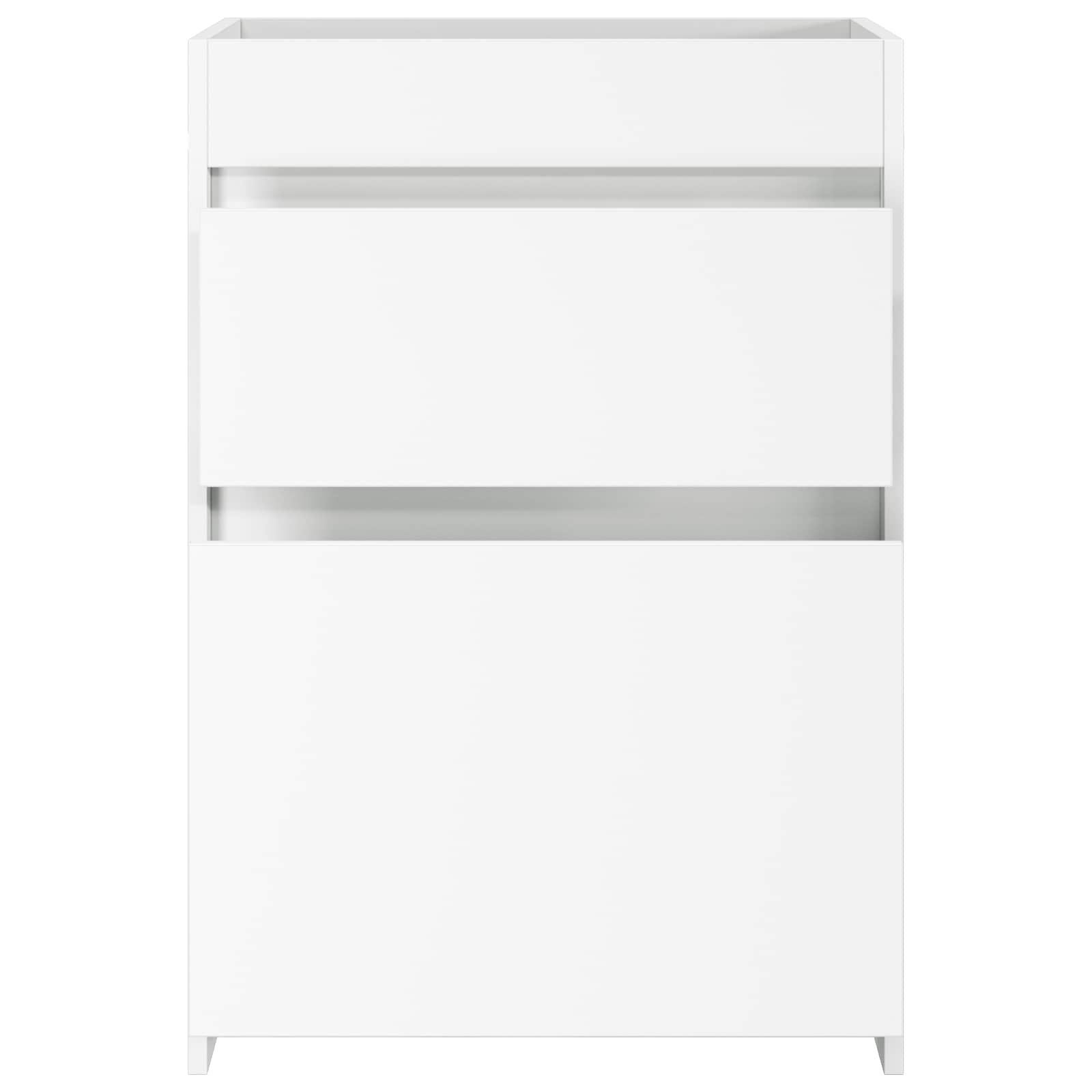 vidaXL Szafka pod zlewem w łazience Biały 56 x 37,5 x 81 cm