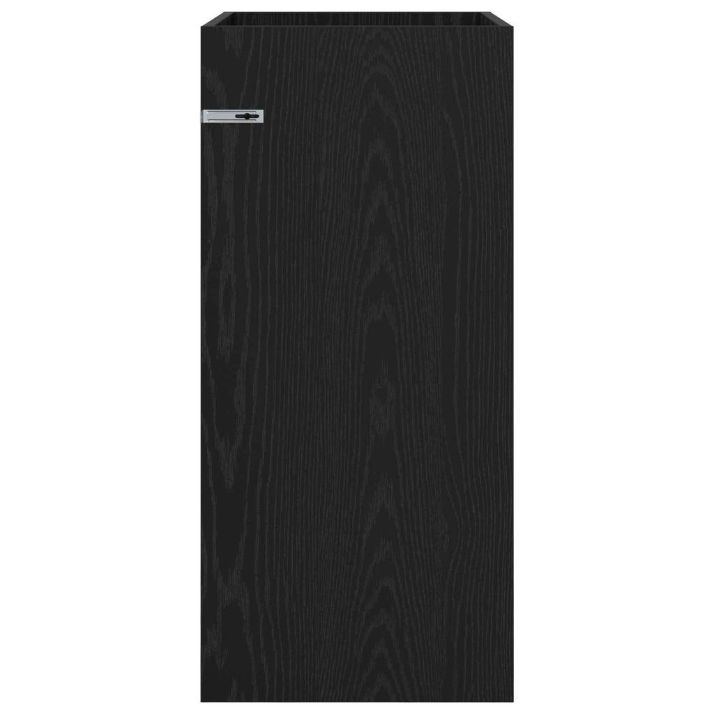 vidaXL Szafka pod zlewem w łazience Czarny dąb 56 x 37,5 x 81 cm