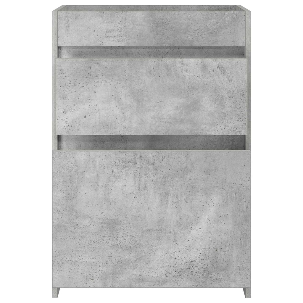 vidaXL Szafka pod zlewem w łazience Betonowy szary 56 x 37,5 x 81 cm