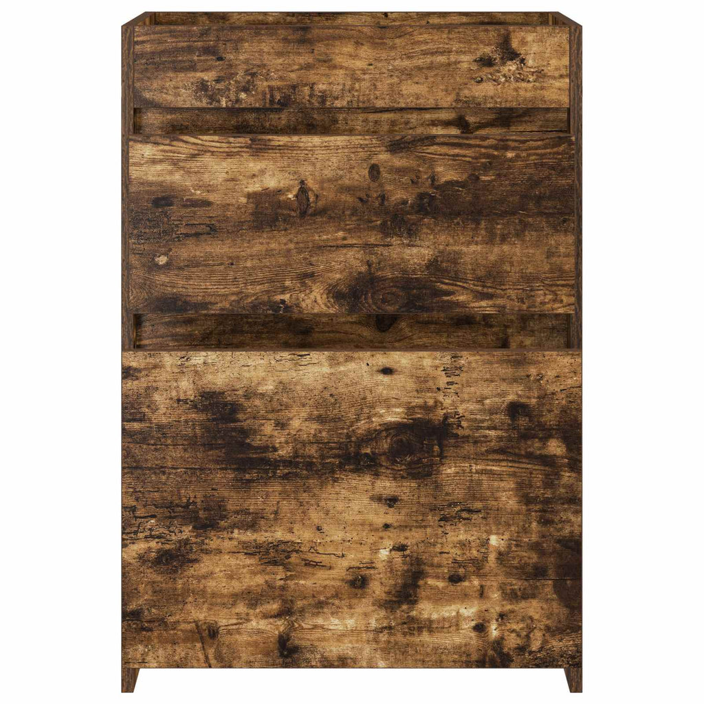 vidaXL Szafka pod zlewem w łazience Dąb wędzony 56 x 37,5 x 81 cm