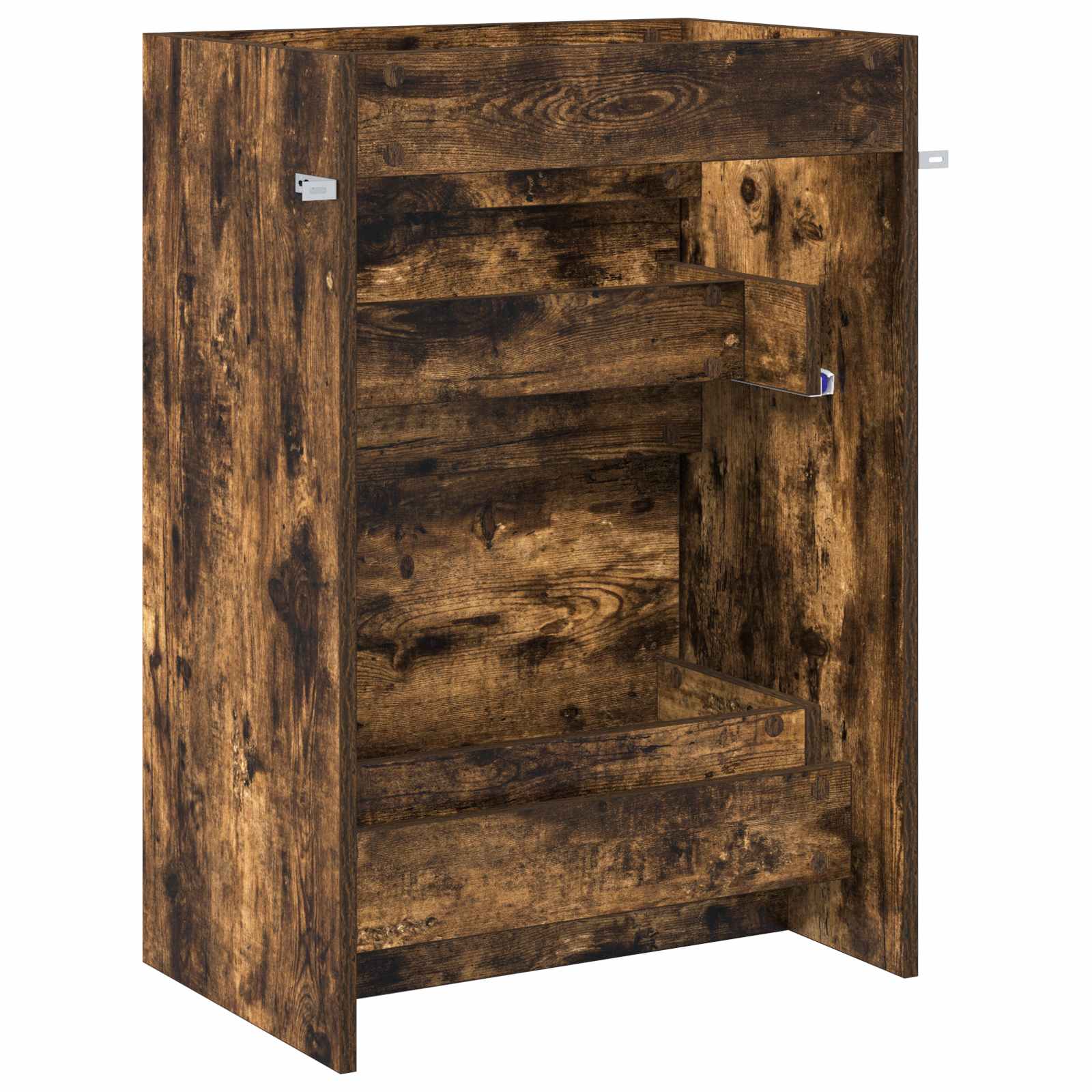 vidaXL Szafka pod zlewem w łazience Dąb wędzony 56 x 37,5 x 81 cm