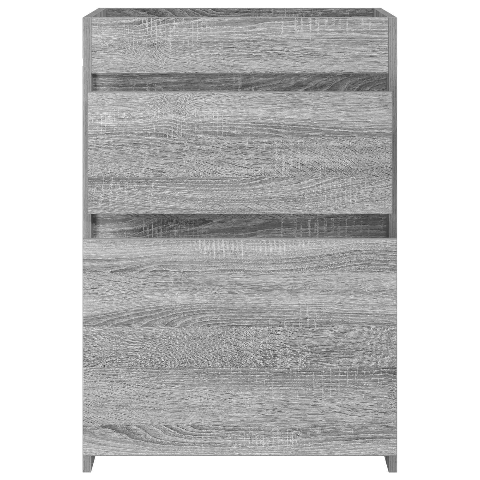 vidaXL Szafka pod zlewem w łazience Szary Sonoma 56 x 37,5 x 81 cm