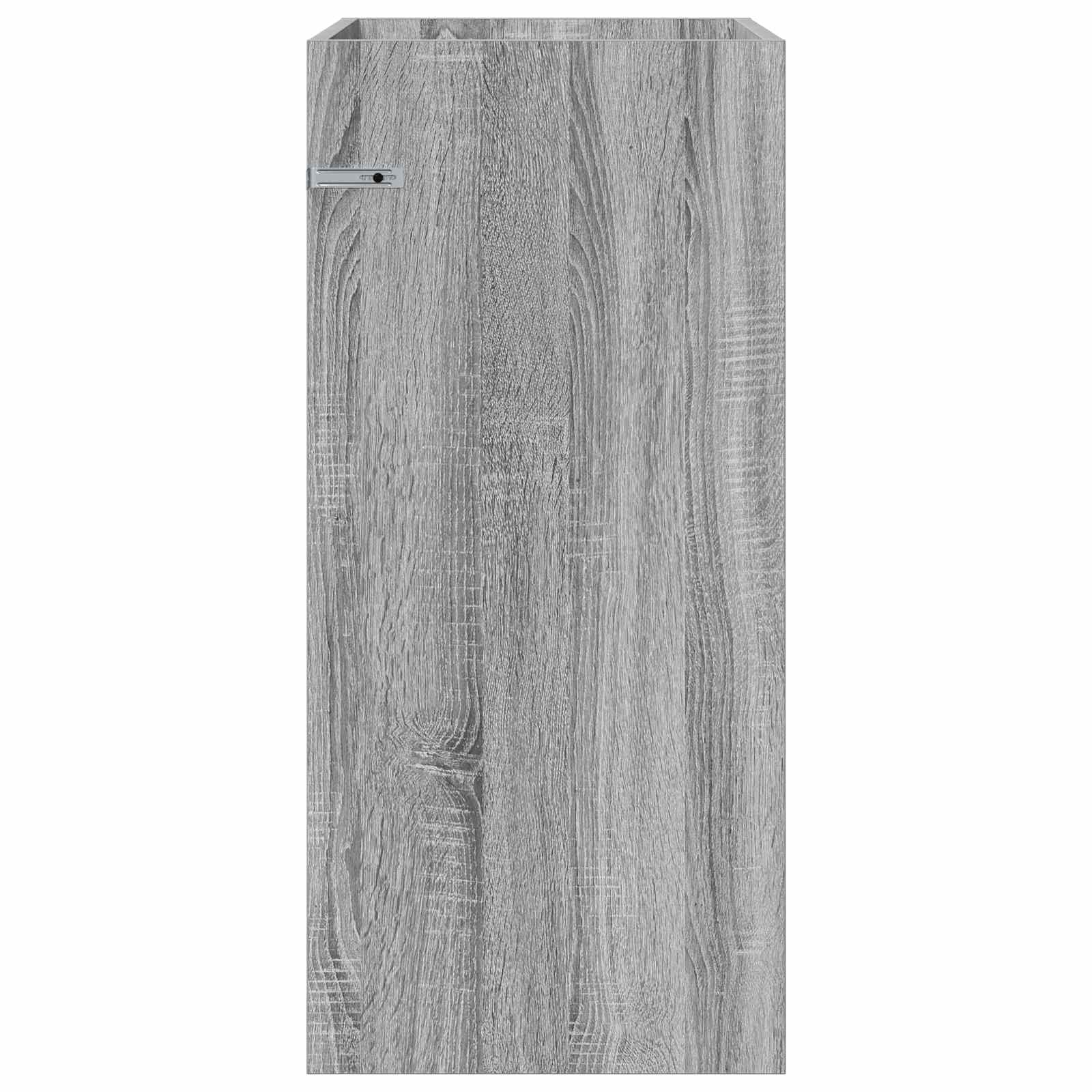 vidaXL Szafka pod zlewem w łazience Szary Sonoma 56 x 37,5 x 81 cm