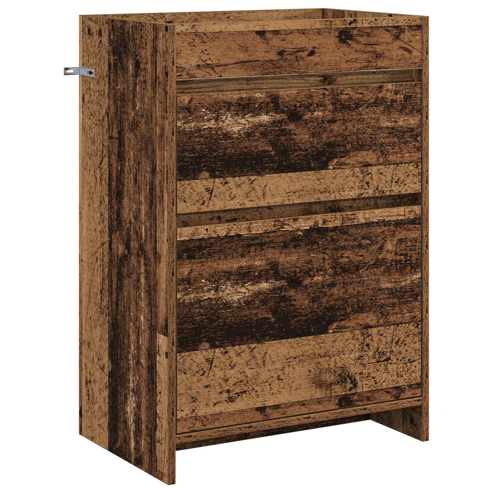 vidaXL Szafka pod zlewem w łazience Stare drewno 56 x 37,5 x 81 cm